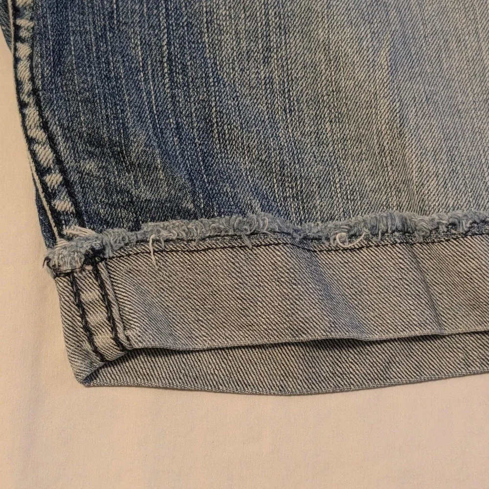 Silver Jeans Co Sammy Denim Shorts Womens 27 Medium Wash Cuffed 925 Series Short